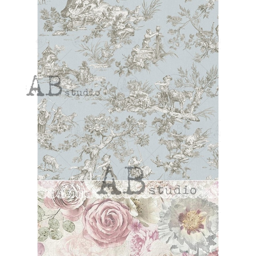 Shabby tapeta - 1810