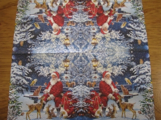 Santa na lavičce