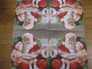 Santa s holčičkou