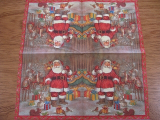 Santa a sobí spřežení  