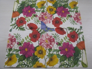 Žluté a červené květiny