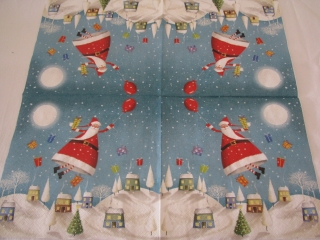 Santa s balonkem 
