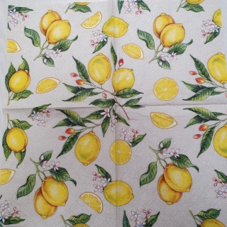 Citrony na béžovém