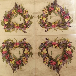 Květinové srdce - celé balení