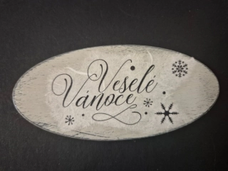 Cedulka - Veselé Vánoce