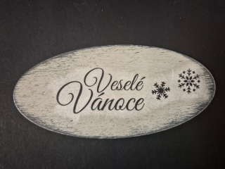 Cedulka - Veselé Vánoce