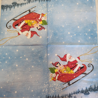 Santa na saních